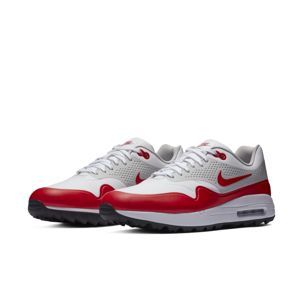Nike Air Max 1 Golf shoes, including unique 